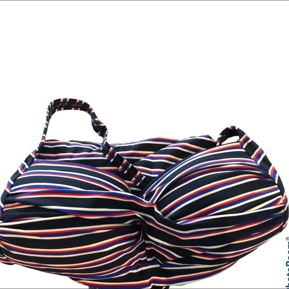 NIP Tuck Bond Eye Tummy Tuck Slimming Swimsuit Size 6 Multi Fit Cup Striped - Picture 7 of 9
